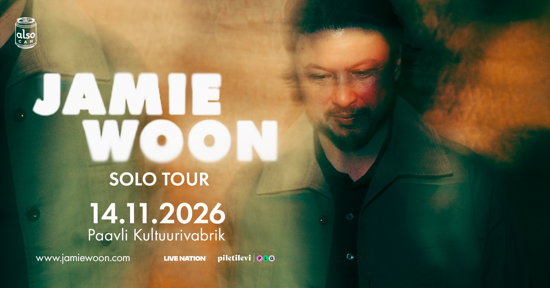 Jamie Woon │  Paavli Kultuurivabrik, Tallinn