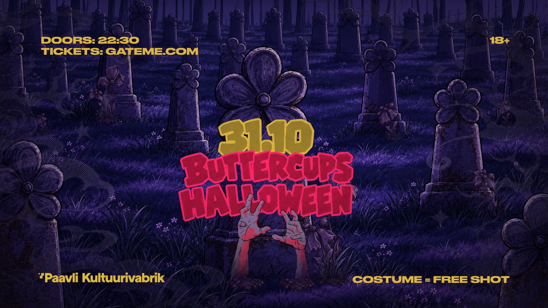 BUTTERCUPS HALLOWEEN
